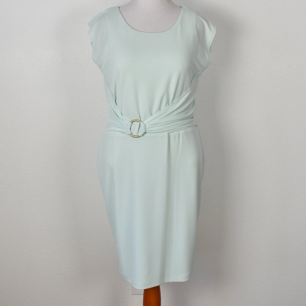 Calvin Klein Wrap Style Dress Mint - 12 - Picture 4 of 10